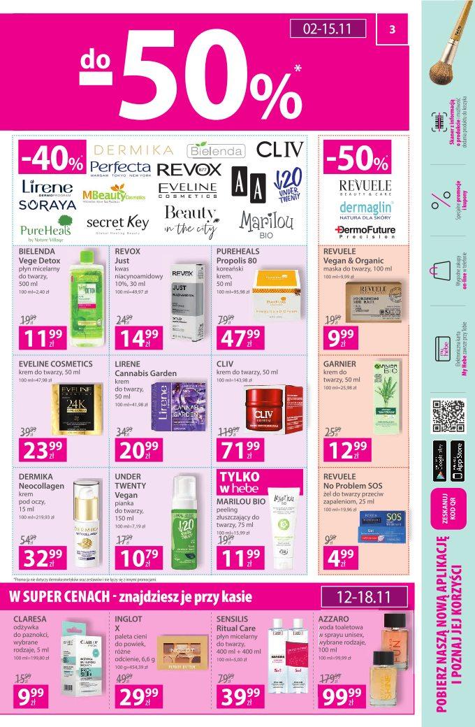 Gazetka promocyjna Hebe str. 3