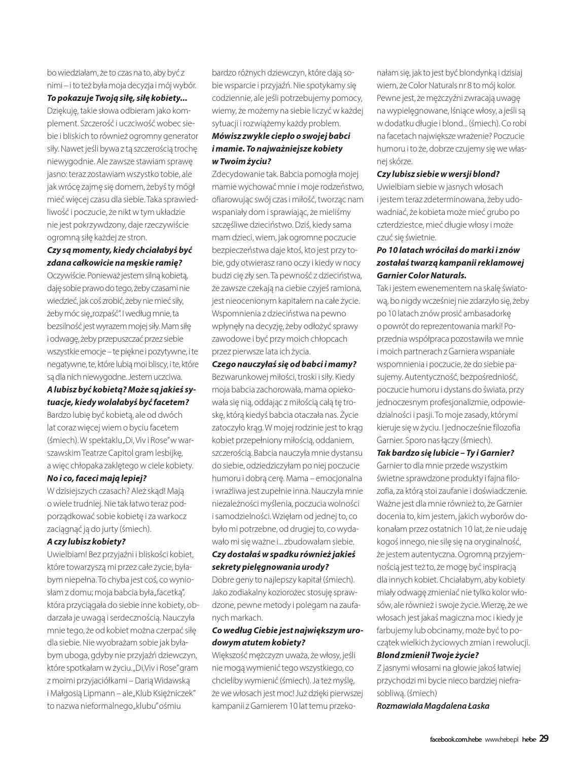 Gazetka promocyjna Hebe str. 29