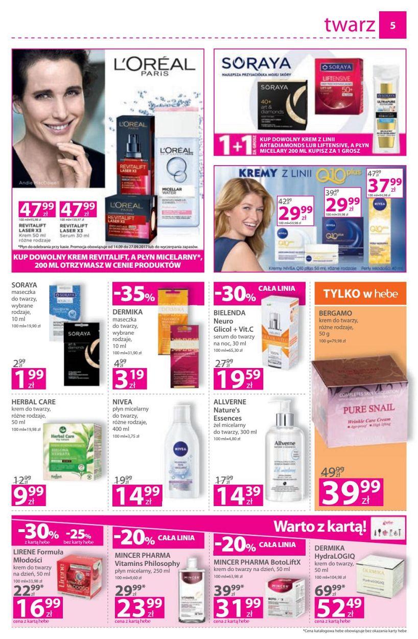 Gazetka promocyjna Hebe str. 5