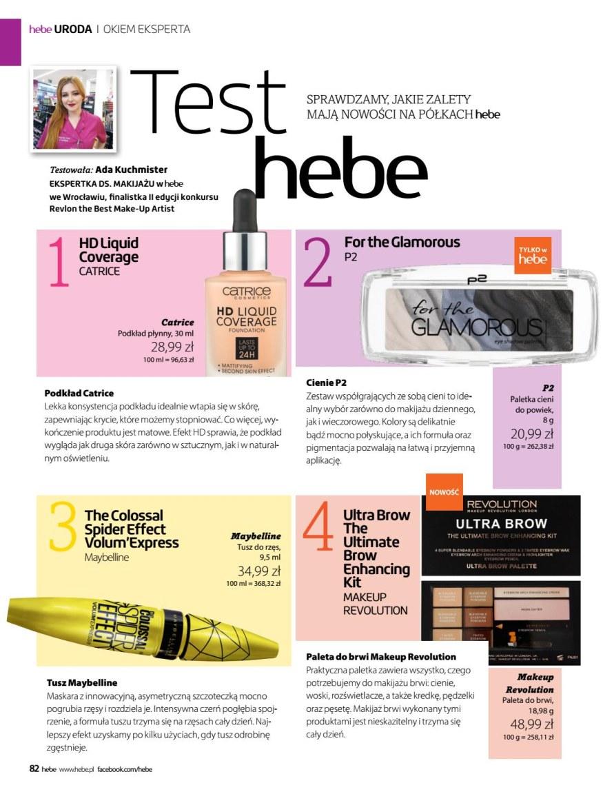 Gazetka promocyjna Hebe str. 82