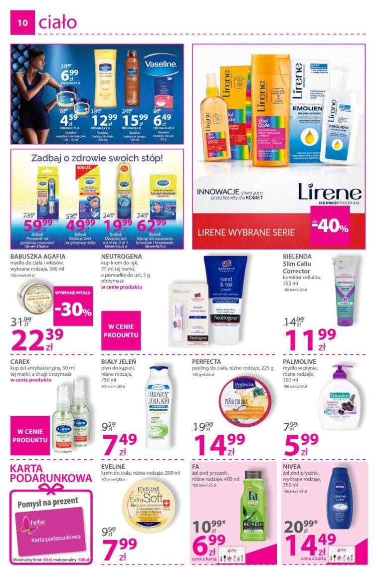 Gazetka promocyjna Hebe str. 10