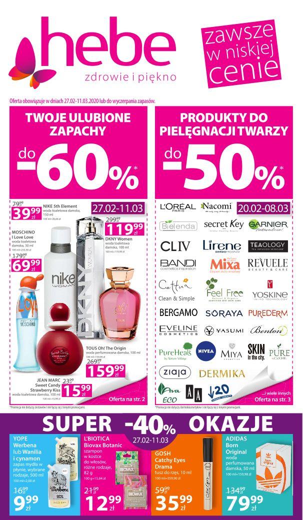 Gazetka promocyjna Hebe str. 1