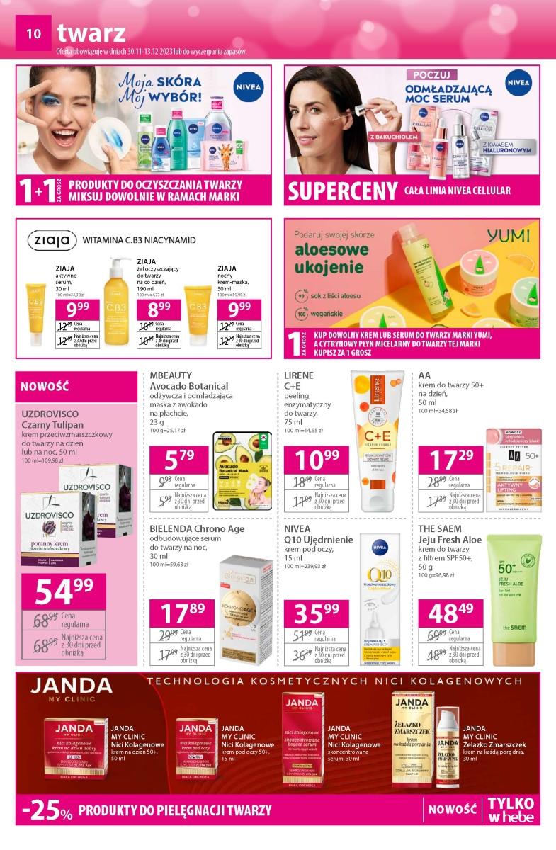Gazetka promocyjna Hebe str. 10