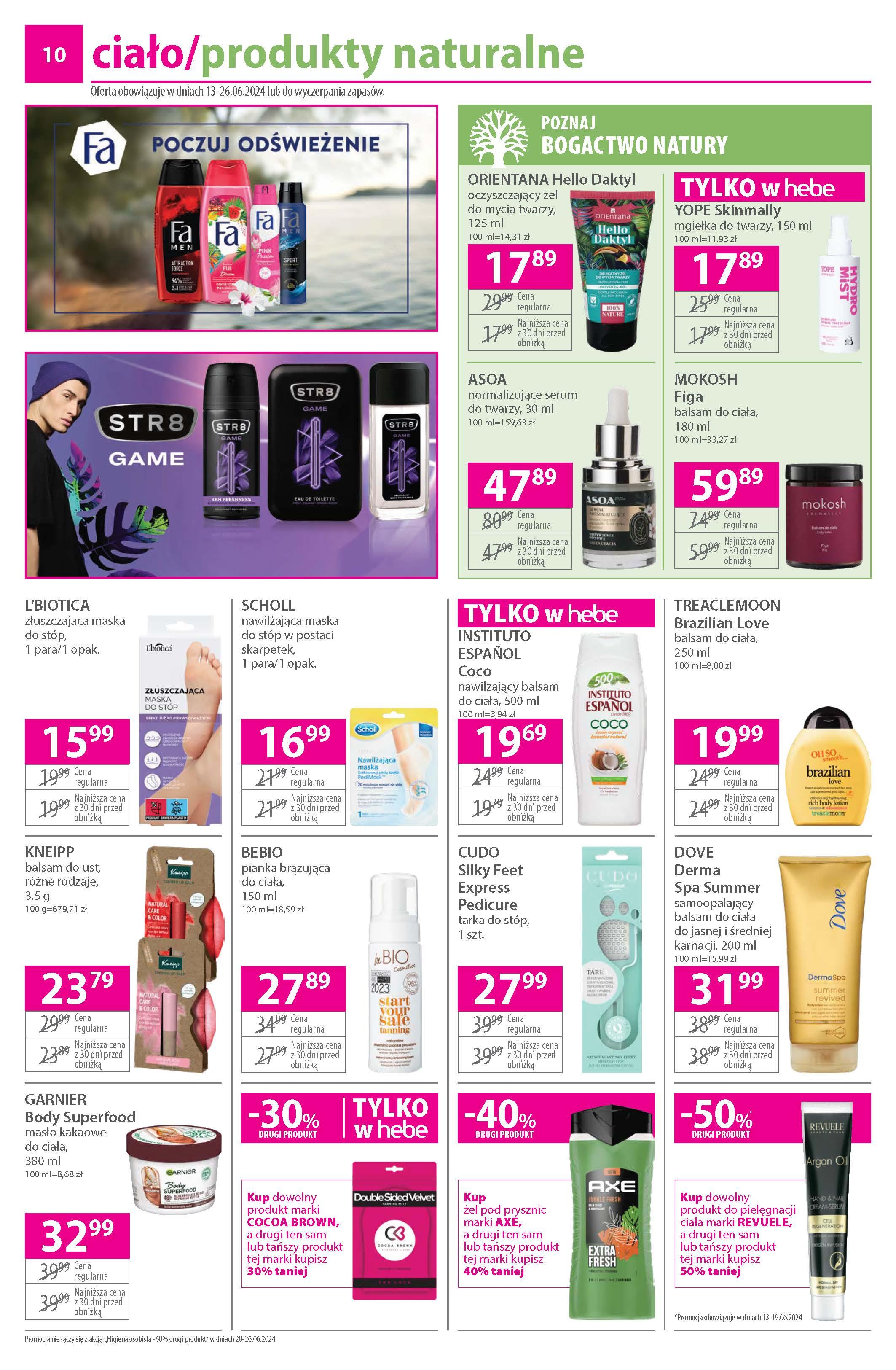 Gazetka promocyjna Hebe str. 10