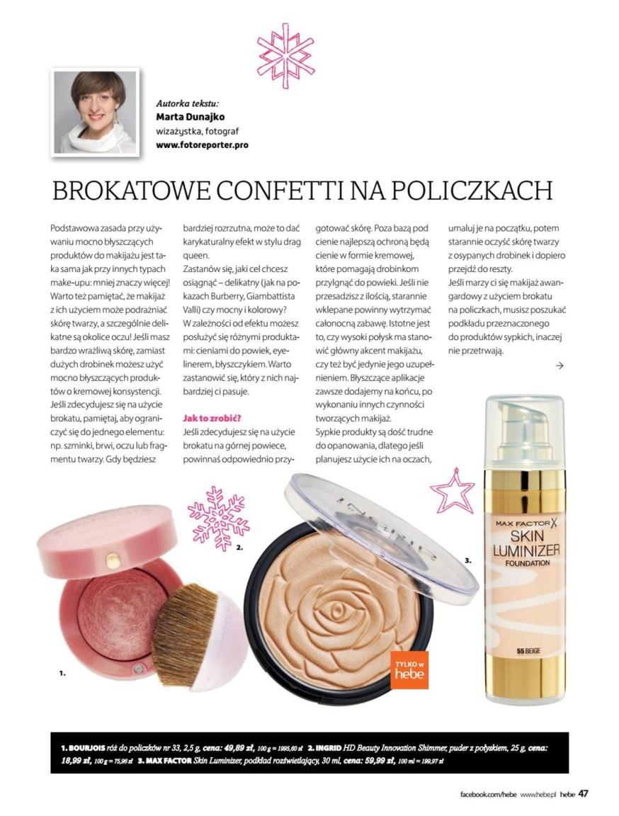 Gazetka promocyjna Hebe str. 47