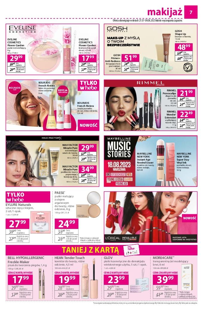 Gazetka promocyjna Hebe str. 7