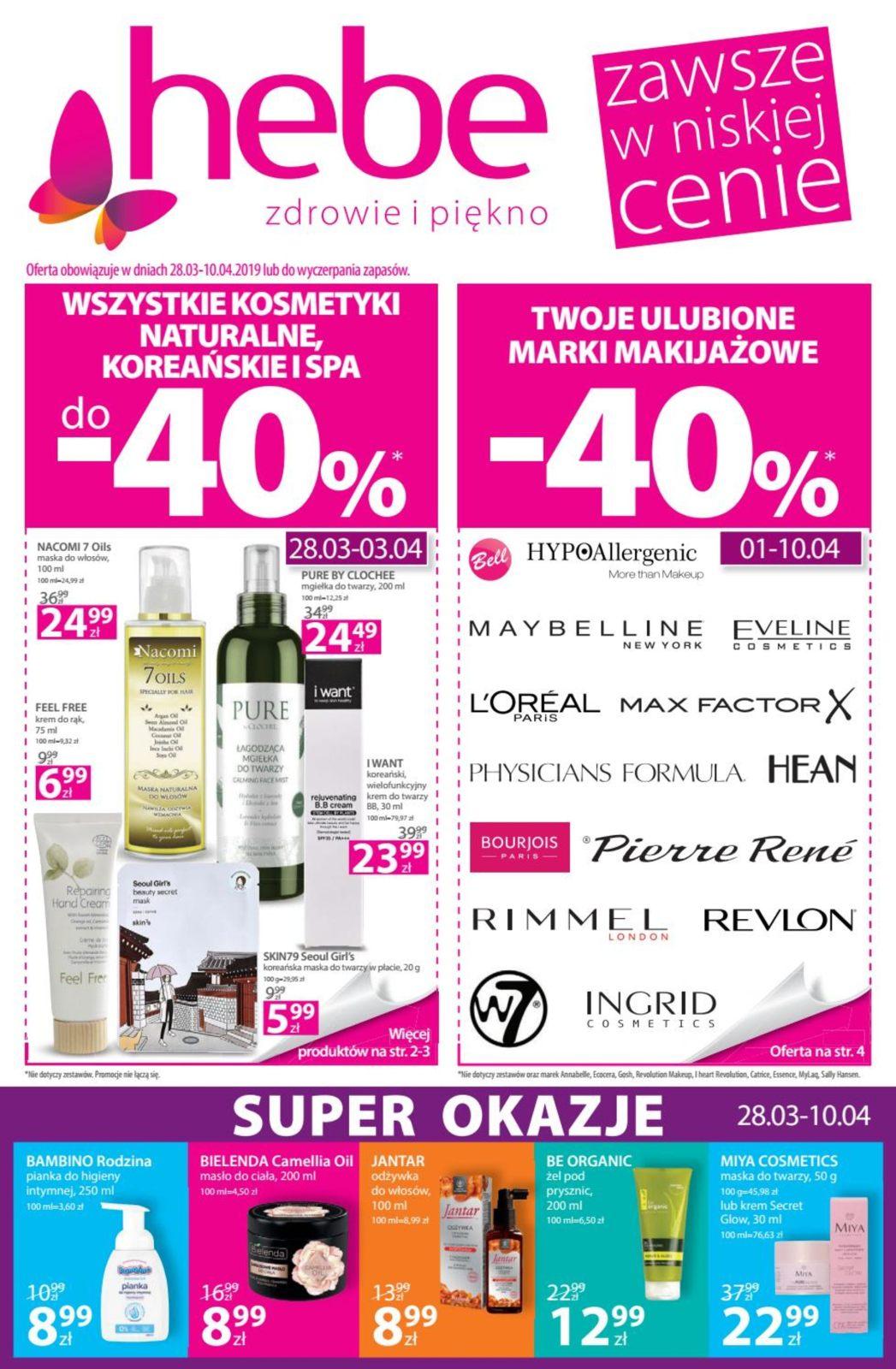 Gazetka promocyjna Hebe str. 1