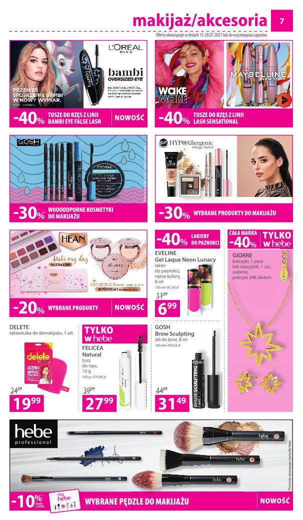 Gazetka promocyjna Hebe str. 7