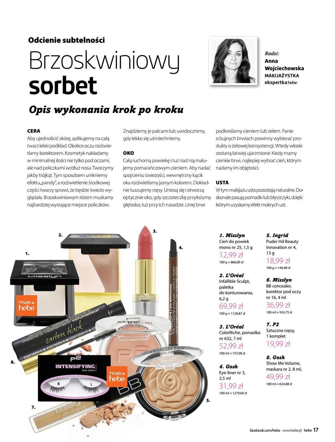 Gazetka promocyjna Hebe str. 17