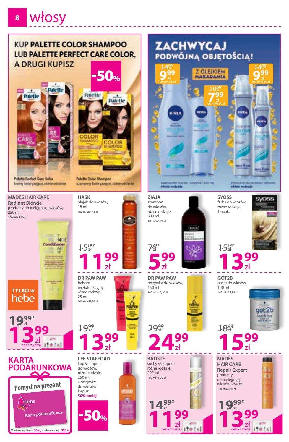 Gazetka promocyjna Hebe str. 8