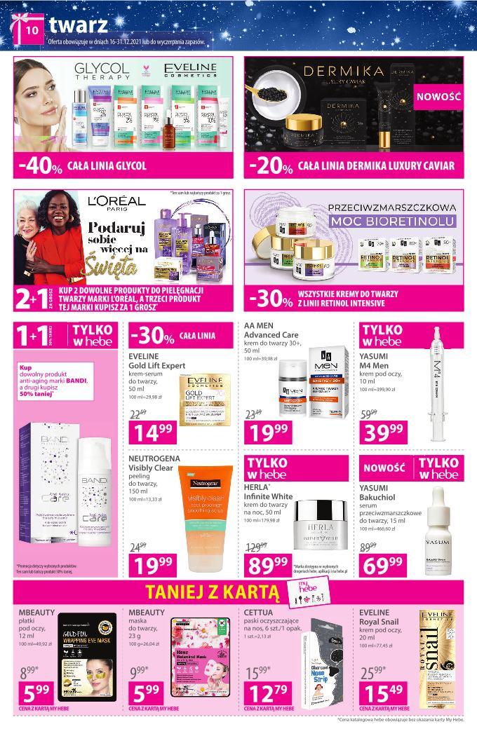 Gazetka promocyjna Hebe str. 10