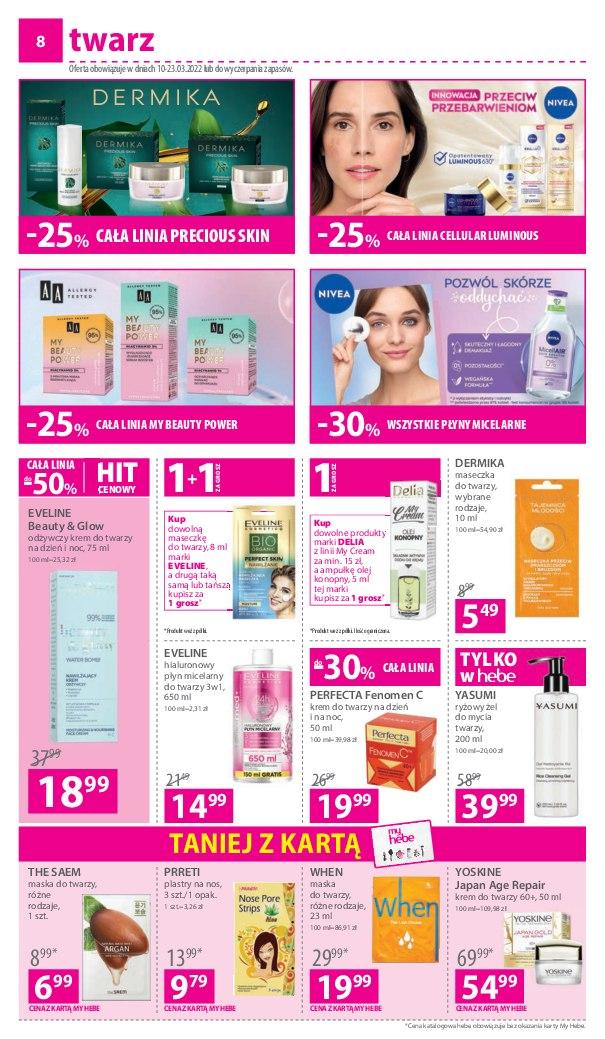 Gazetka promocyjna Hebe str. 8