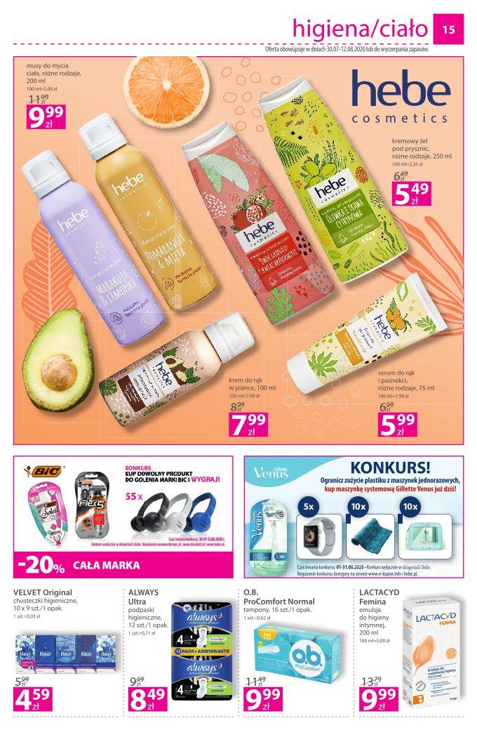 Gazetka promocyjna Hebe str. 15