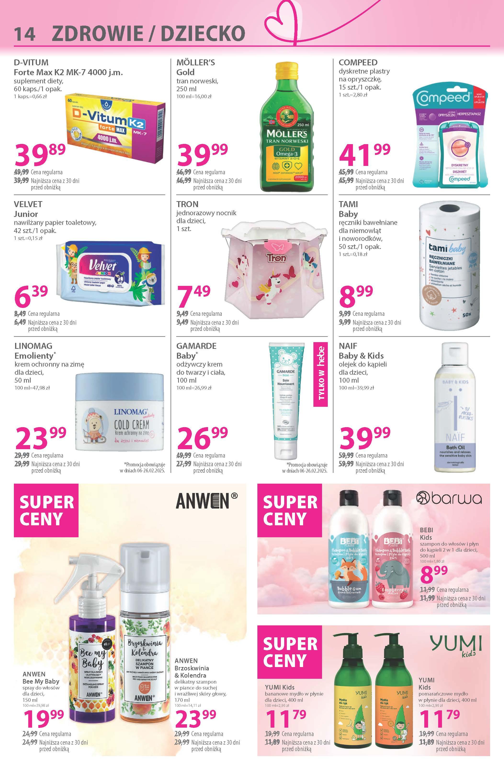 Gazetka promocyjna Hebe str. 14