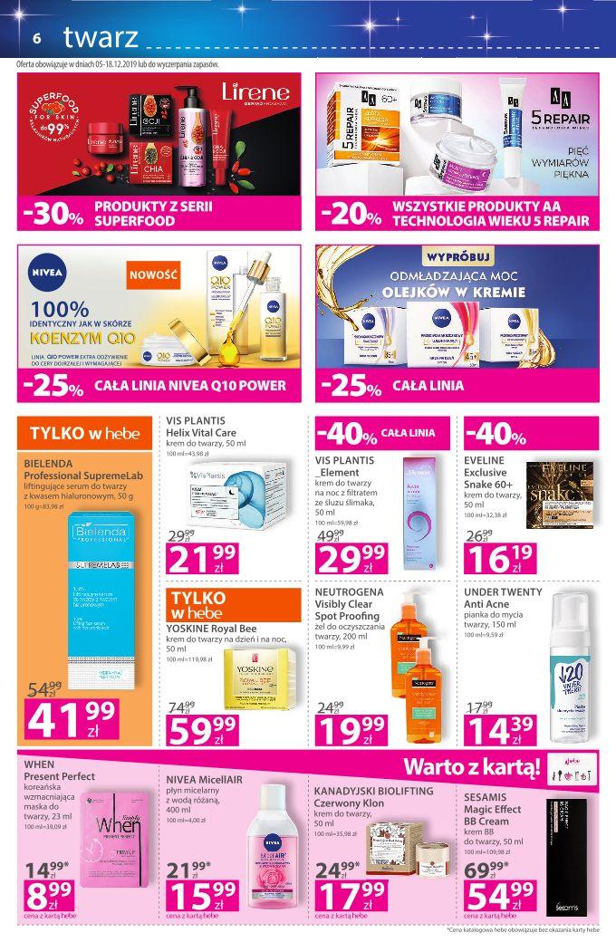 Gazetka promocyjna Hebe str. 6