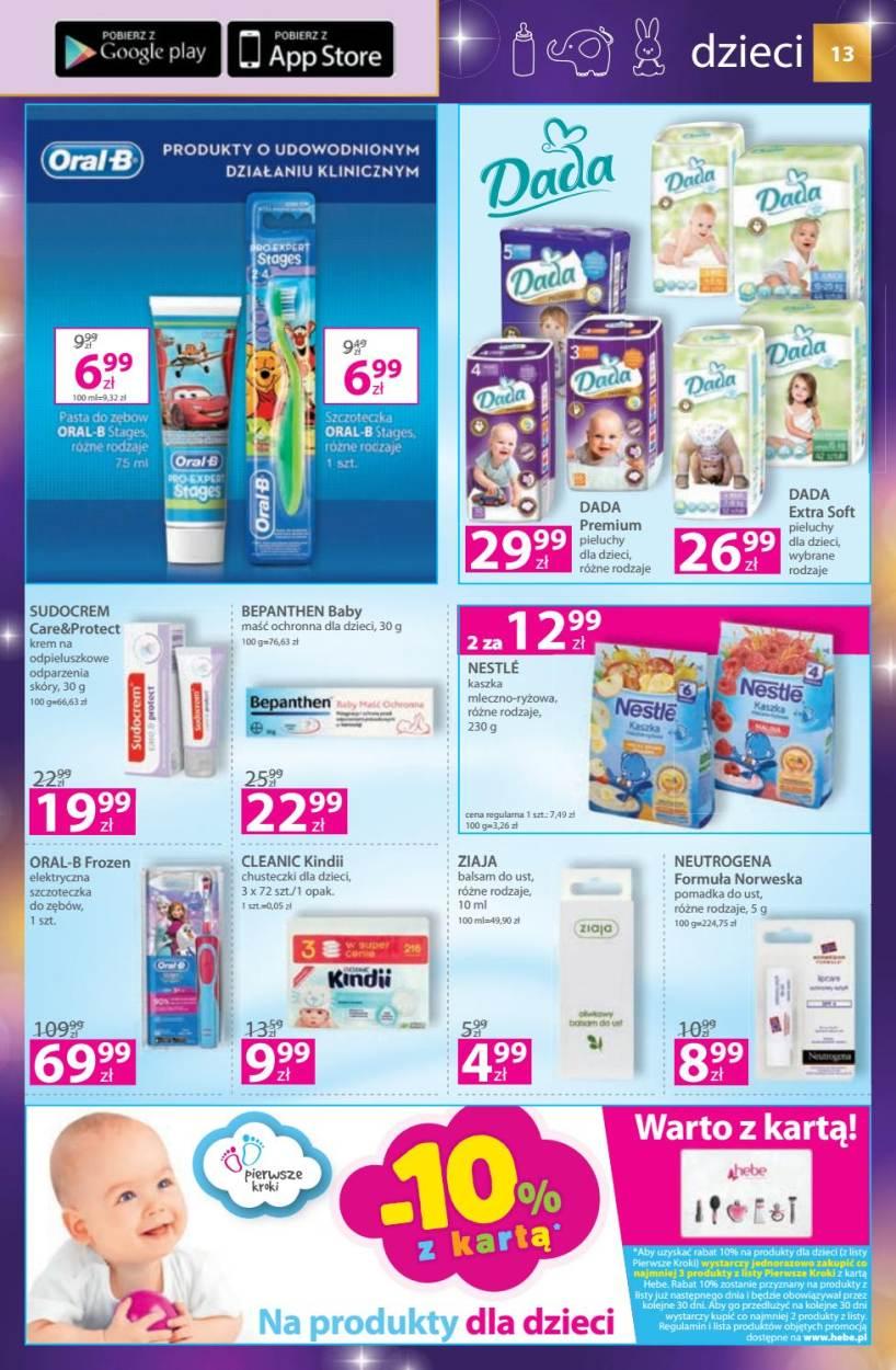 Gazetka promocyjna Hebe str. 13