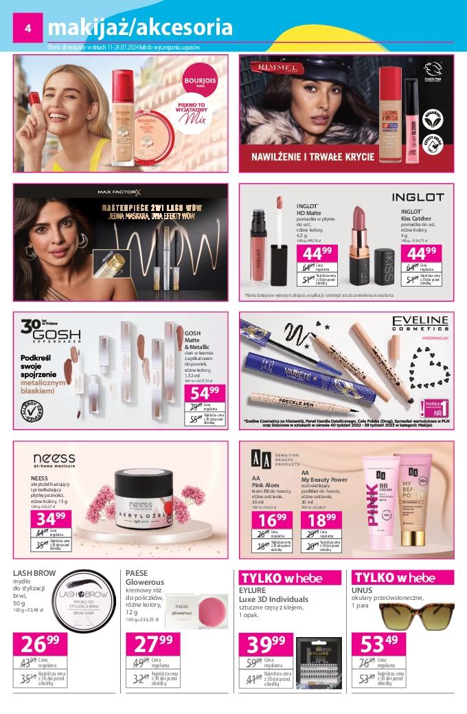 Gazetka promocyjna Hebe str. 4