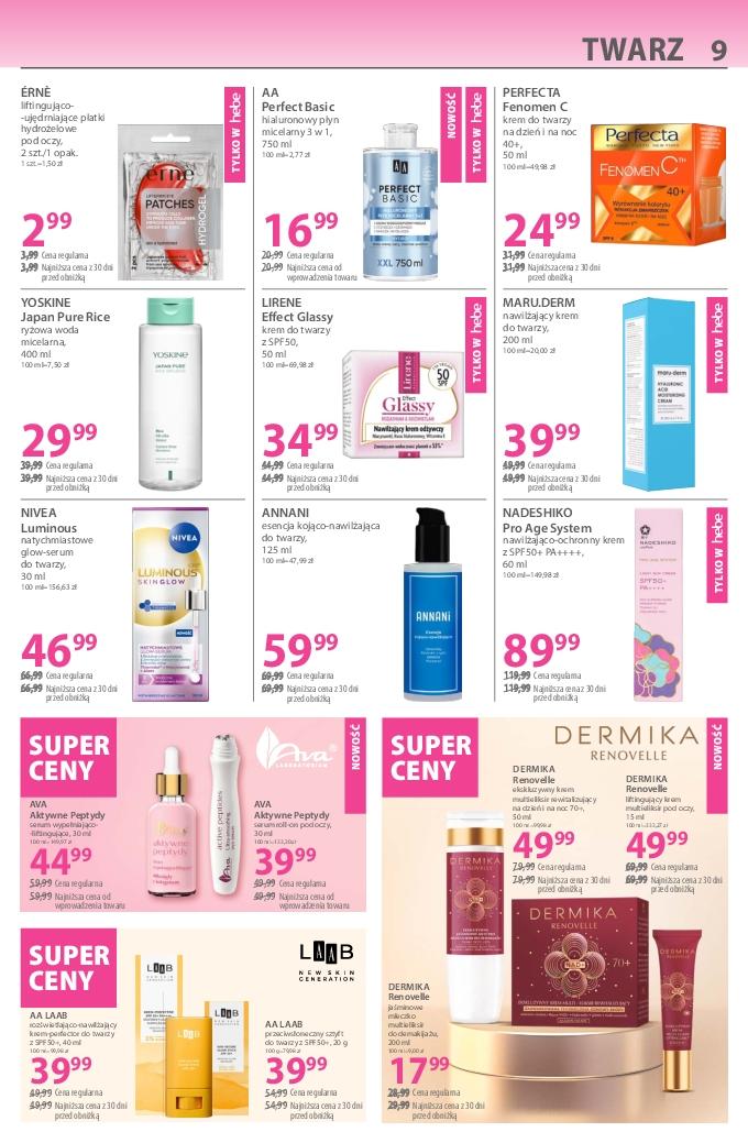 Gazetka promocyjna Hebe str. 9