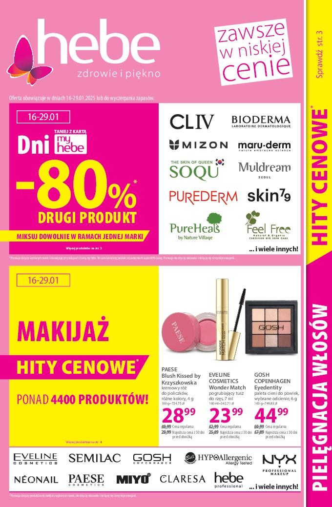 Gazetka promocyjna Hebe str. 1
