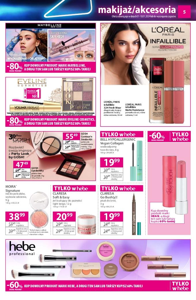 Gazetka promocyjna Hebe str. 5
