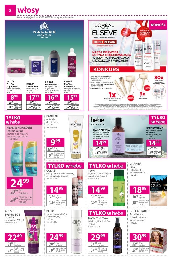 Gazetka promocyjna Hebe str. 8
