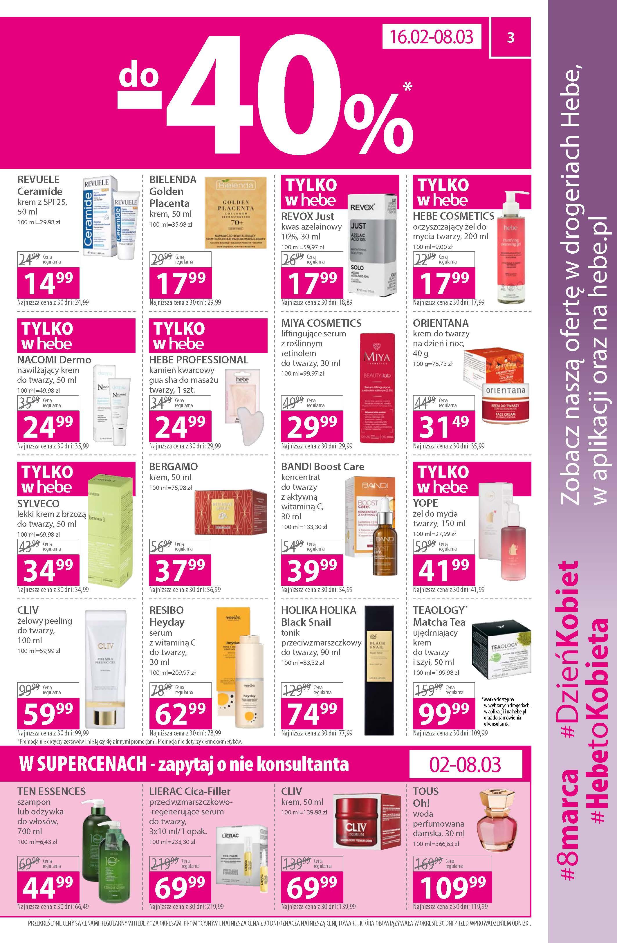 Gazetka promocyjna Hebe str. 3