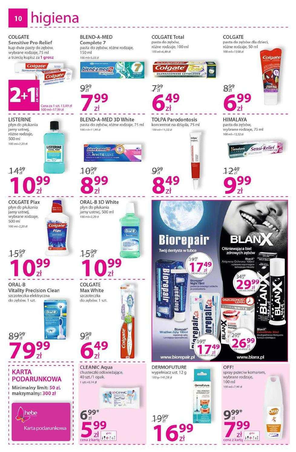 Gazetka promocyjna Hebe str. 10
