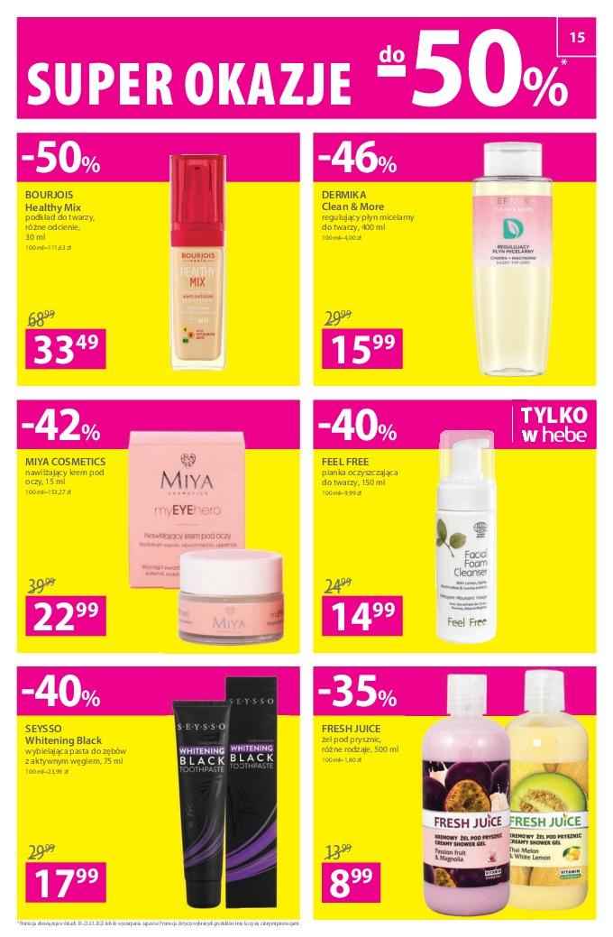 Gazetka promocyjna Hebe str. 15