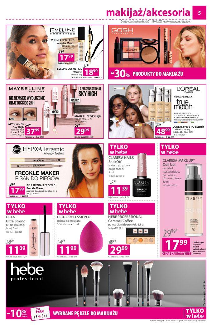 Gazetka promocyjna Hebe str. 5