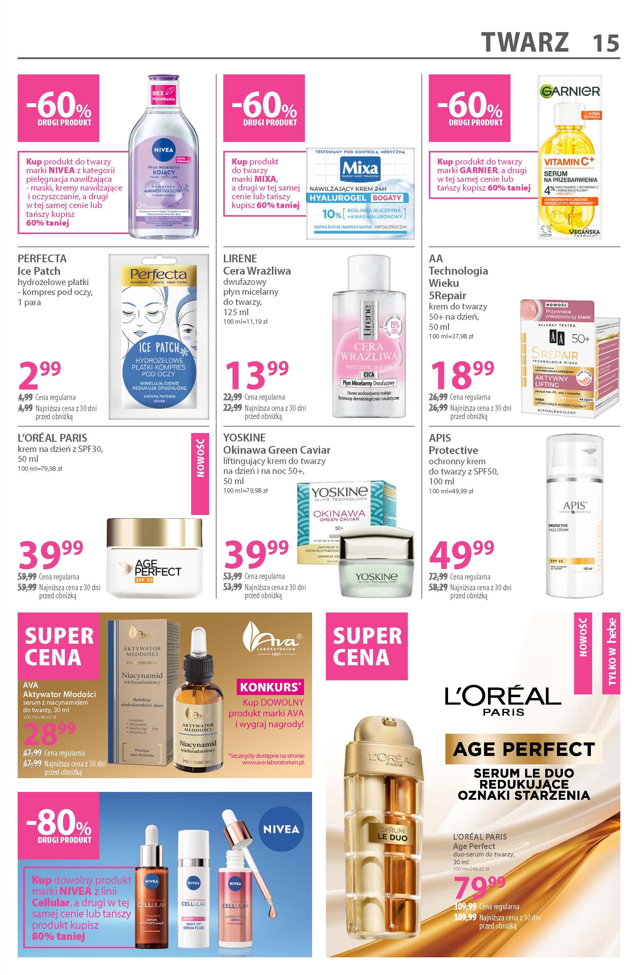 Gazetka promocyjna Hebe str. 15
