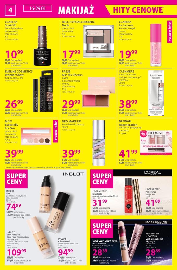 Gazetka promocyjna Hebe str. 4