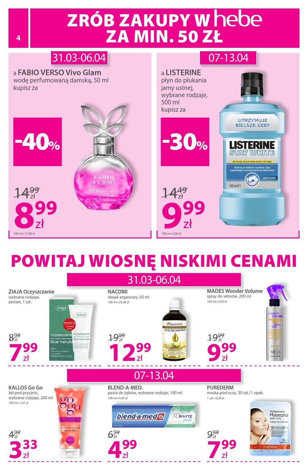 Gazetka promocyjna Hebe str. 4