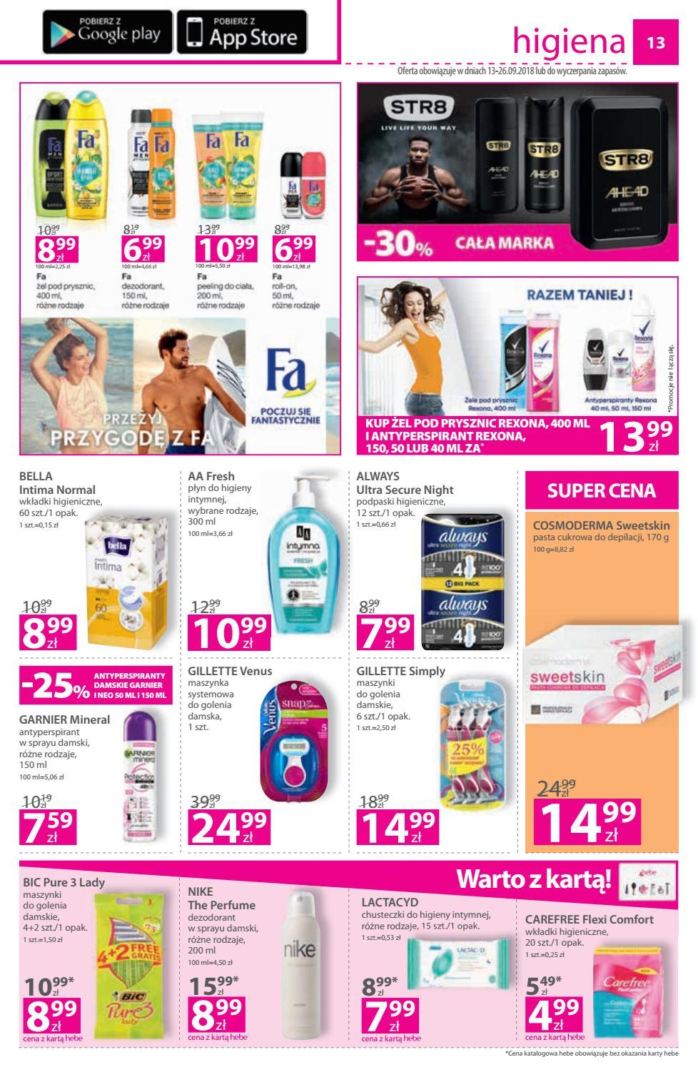 Gazetka promocyjna Hebe str. 13
