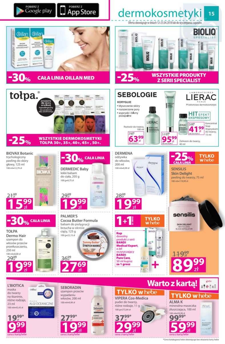 Gazetka promocyjna Hebe str. 15