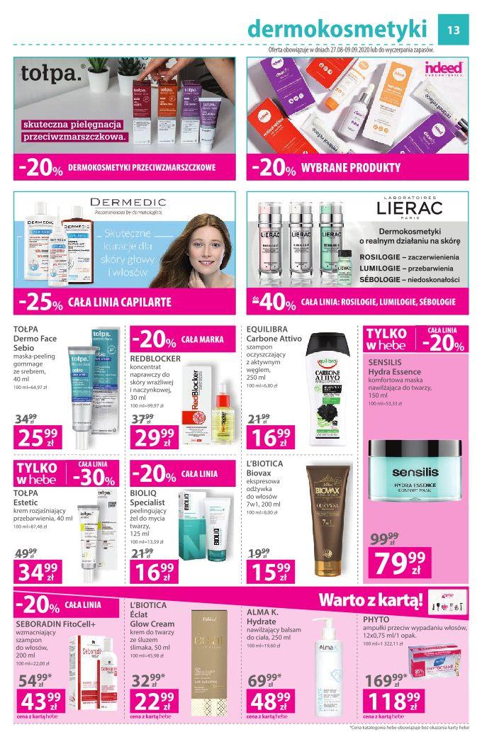 Gazetka promocyjna Hebe str. 13