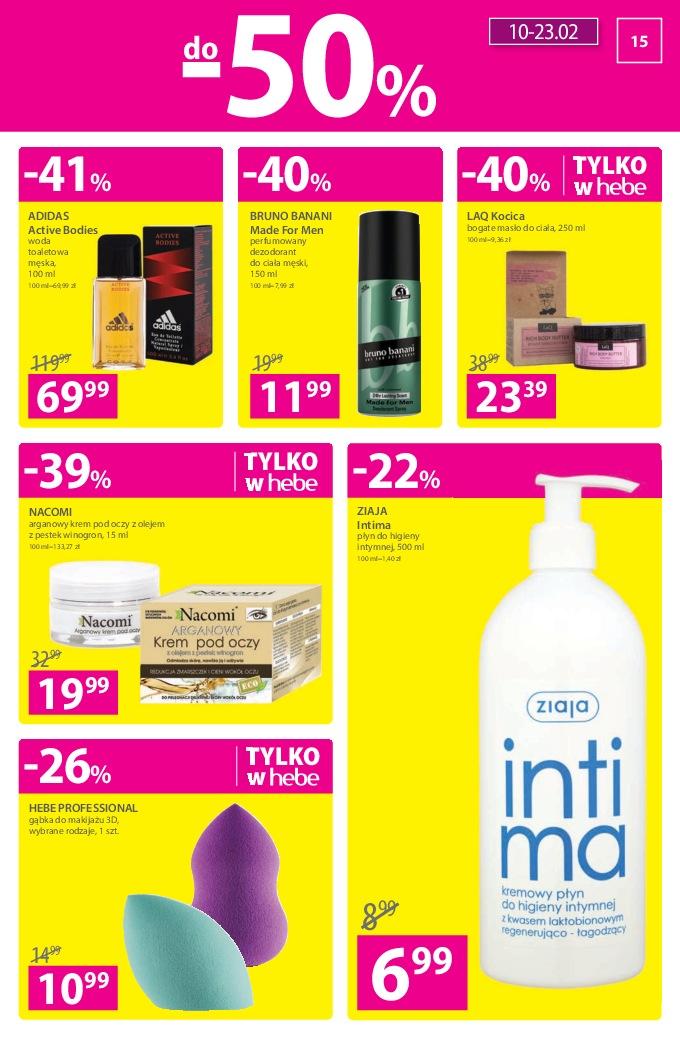 Gazetka promocyjna Hebe str. 15