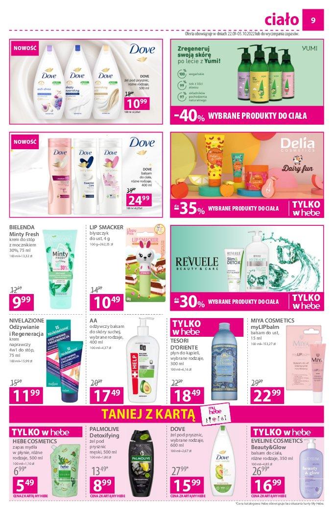 Gazetka promocyjna Hebe str. 9