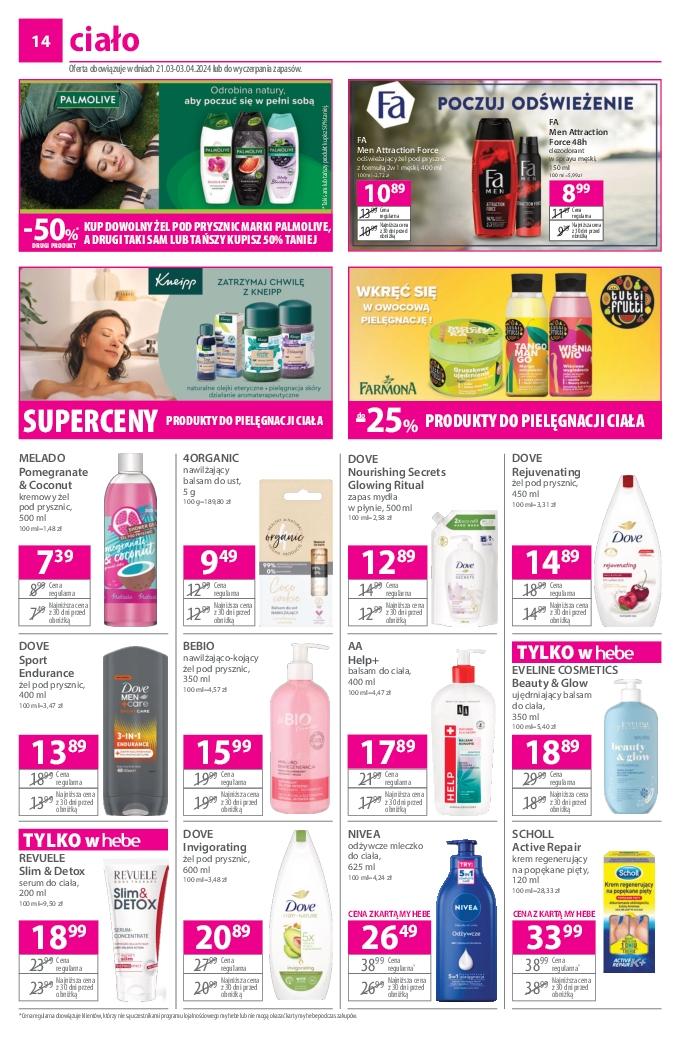Gazetka promocyjna Hebe str. 14