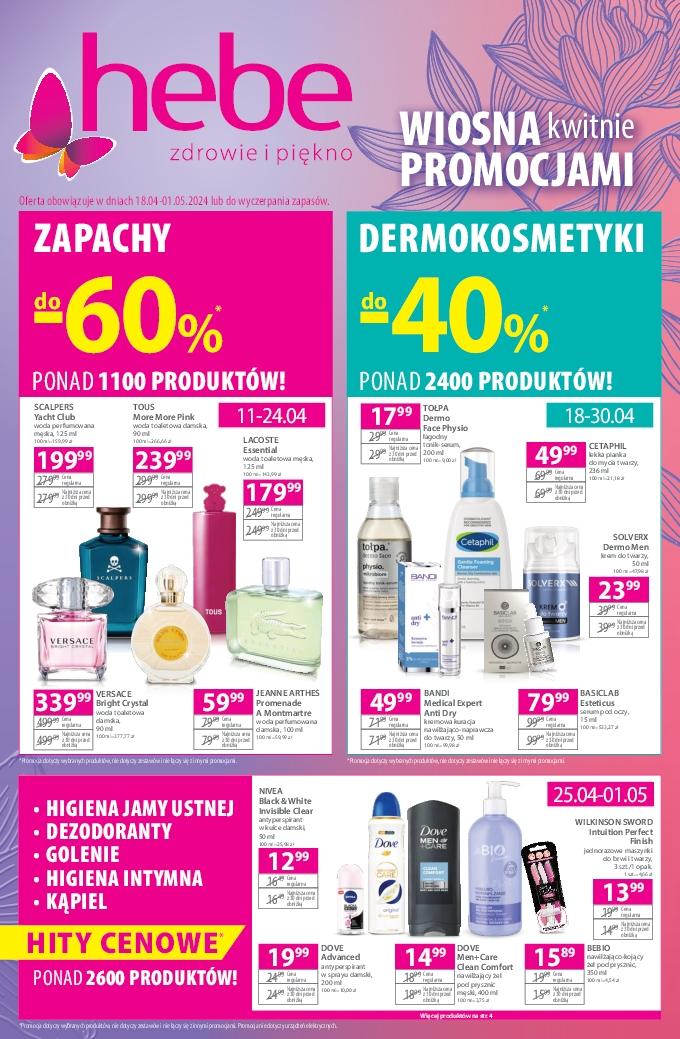 Gazetka promocyjna Hebe str. 1