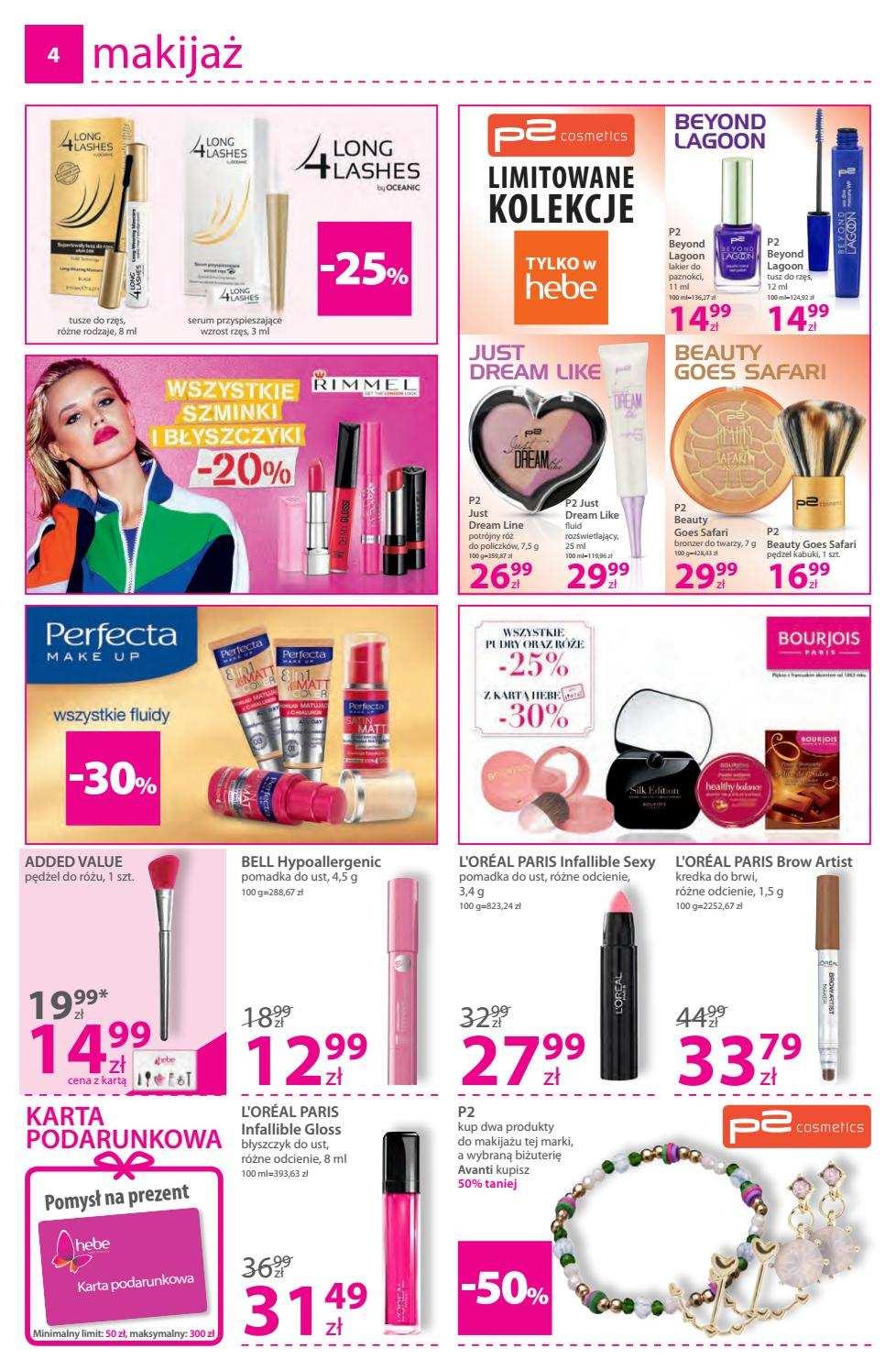 Gazetka promocyjna Hebe str. 4
