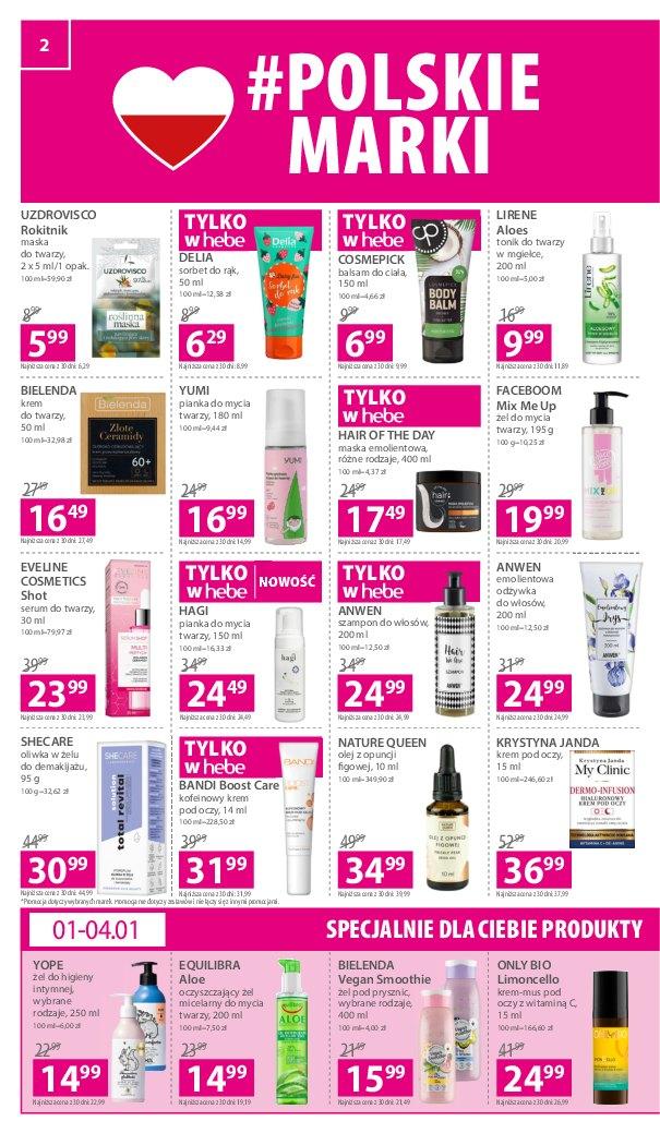 Gazetka promocyjna Hebe str. 2