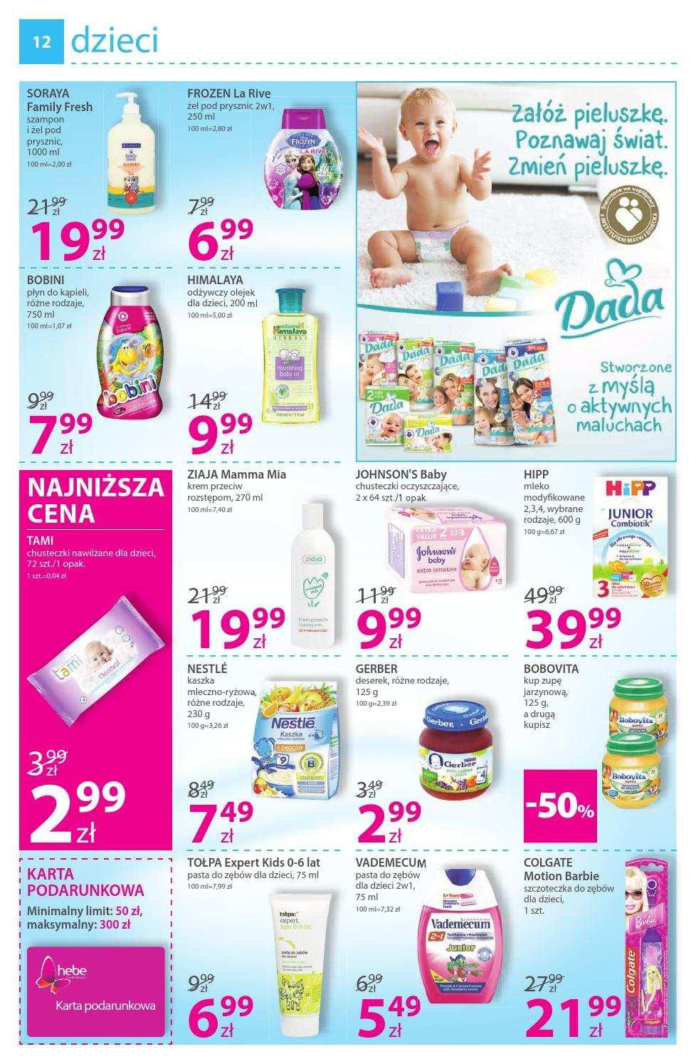 Gazetka promocyjna Hebe str. 12