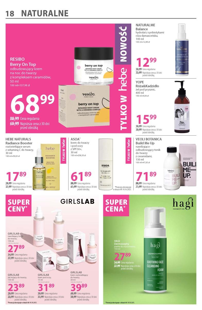 Gazetka promocyjna Hebe str. 18
