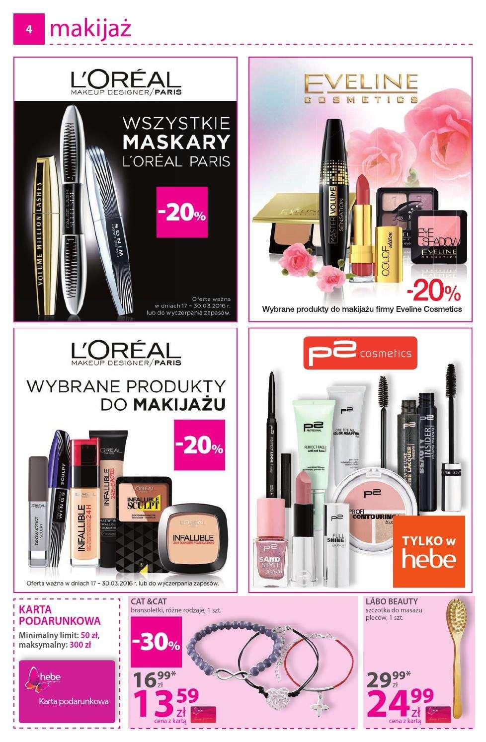 Gazetka promocyjna Hebe str. 4