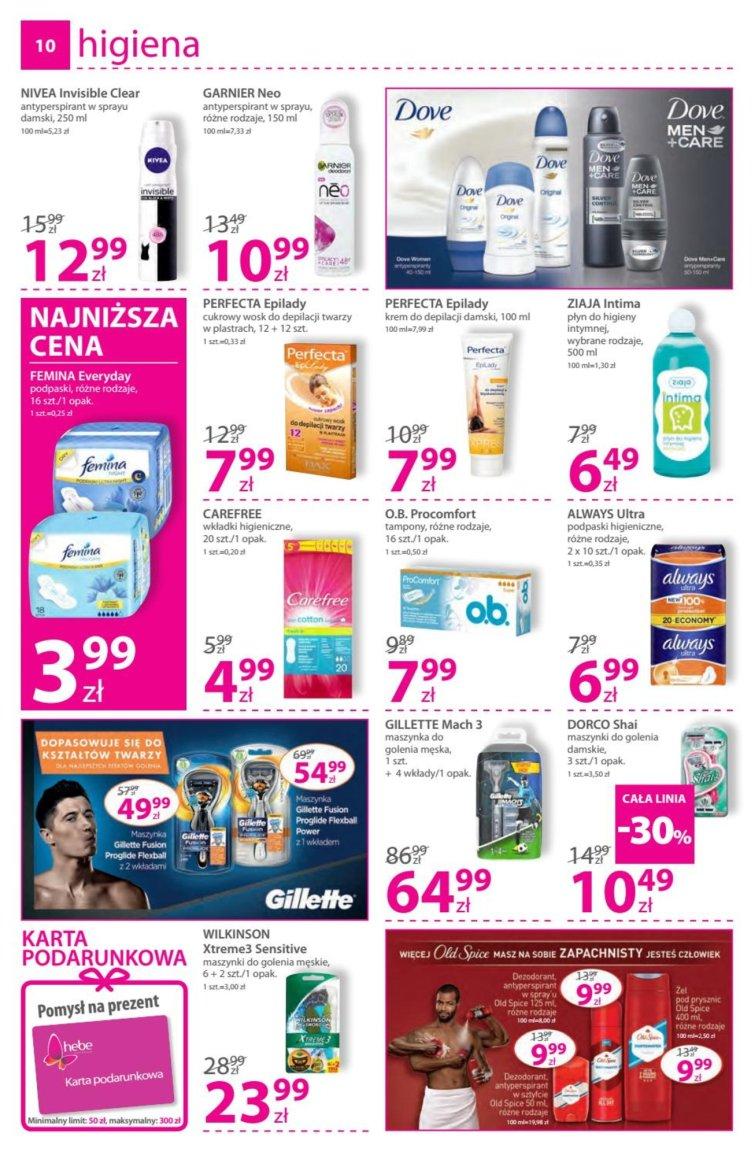 Gazetka promocyjna Hebe str. 10