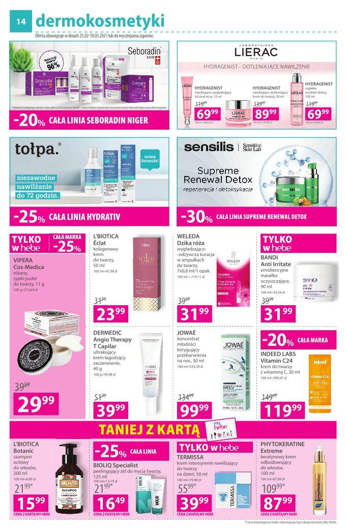 Gazetka promocyjna Hebe str. 14