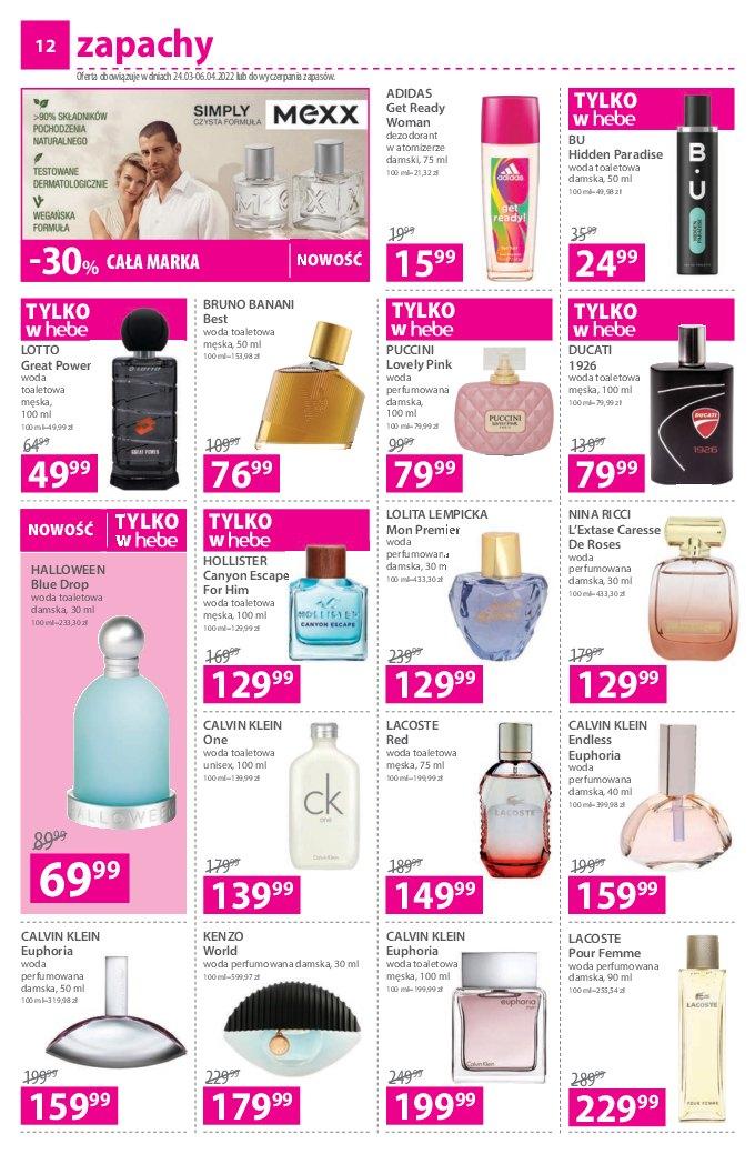 Gazetka promocyjna Hebe str. 12