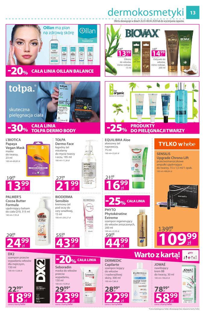 Gazetka promocyjna Hebe str. 13