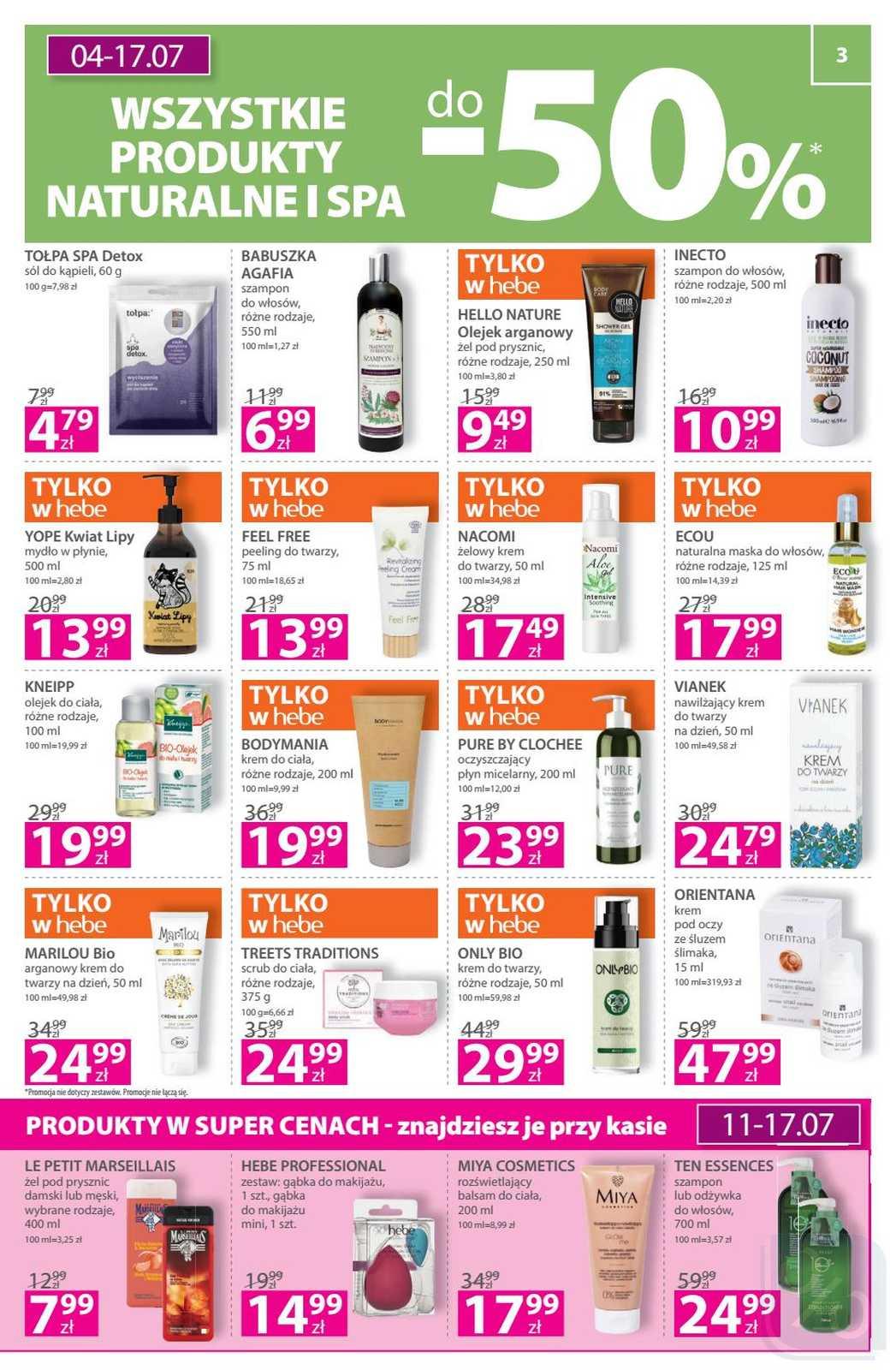 Gazetka promocyjna Hebe str. 3