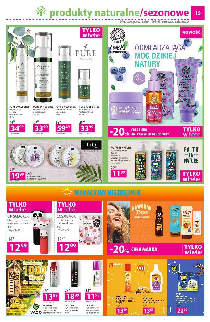 Gazetka promocyjna Hebe str. 15